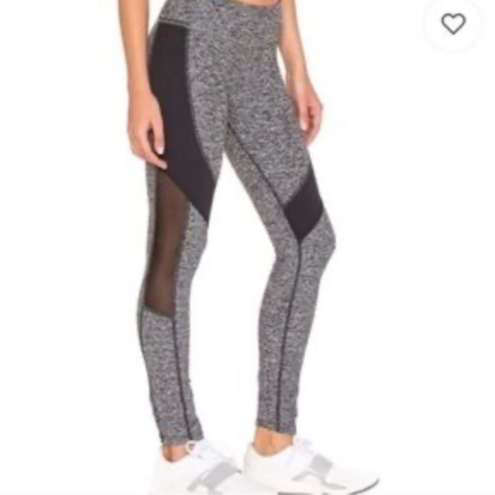 Beyond Yoga Gray and Black Leggings